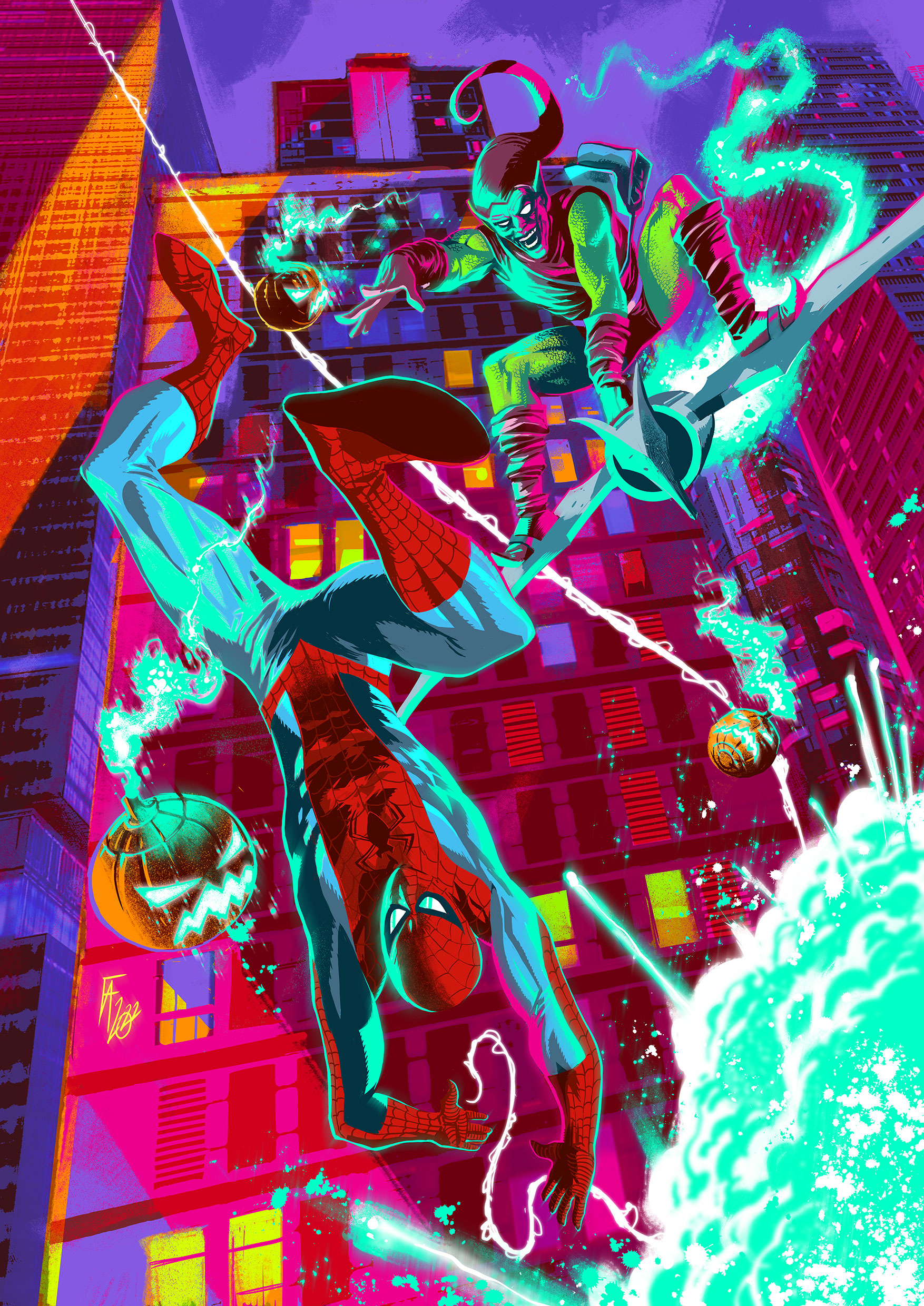 Spiderman Vs Goblin